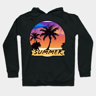 Summer beach design Hoodie